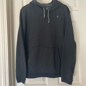 Hurley Black Sweatshirt Hoodie‎ with Nike Dri-Fit Athletic Style
